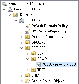 New Production Server GPO